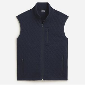J.Crew Men's Dark Blue Quilted Vest Size Large